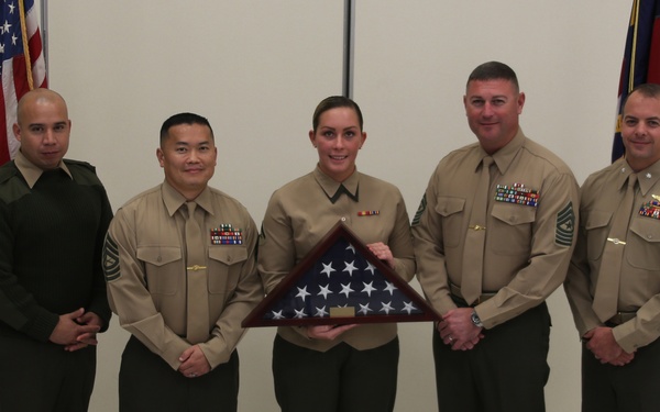 Marine completes more than 300 volunteer hours while maintaining exemplary role in Corps