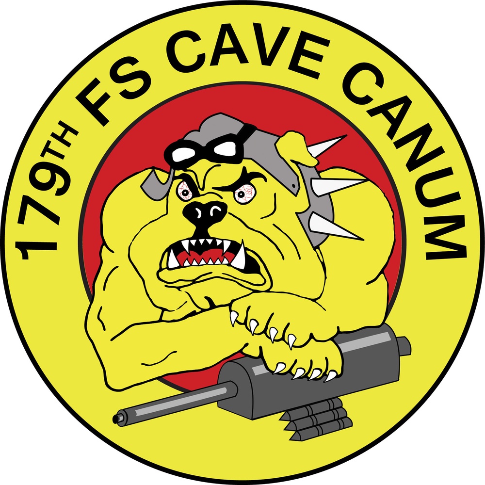 Vigilant Bulldog, 179th Fighter Squadron Patch