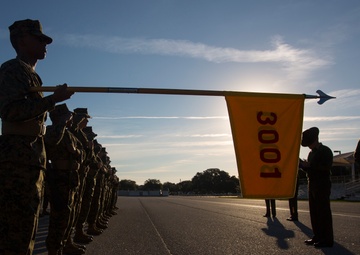 Marine recruits pass initial drill evaluation on Parris Island