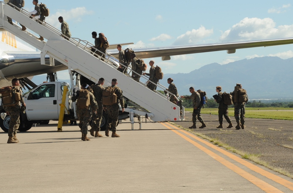 SPMAGTF-SC fly out of Soto Cano Air Base