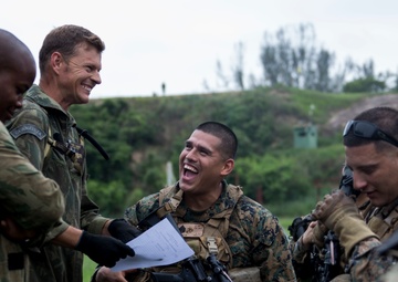 U.S. Marines train with Brazilian counterparts during UNITAS Amphibious 2015