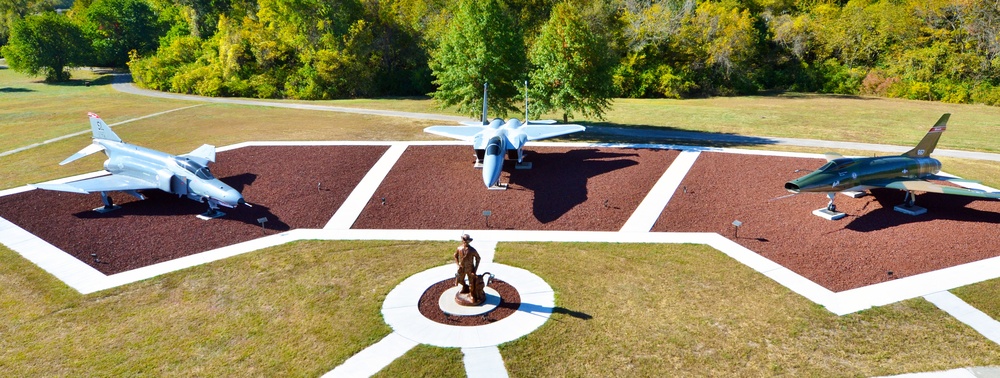 131st Bomb Wing Heritage Park now complete at Whiteman Air Force Base