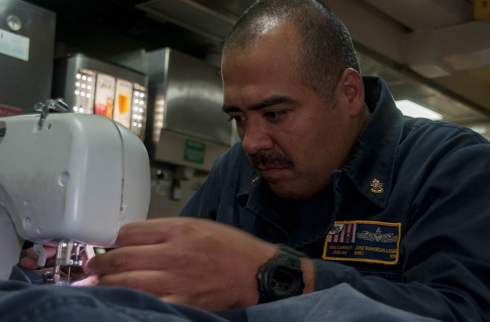 USS Carney operations