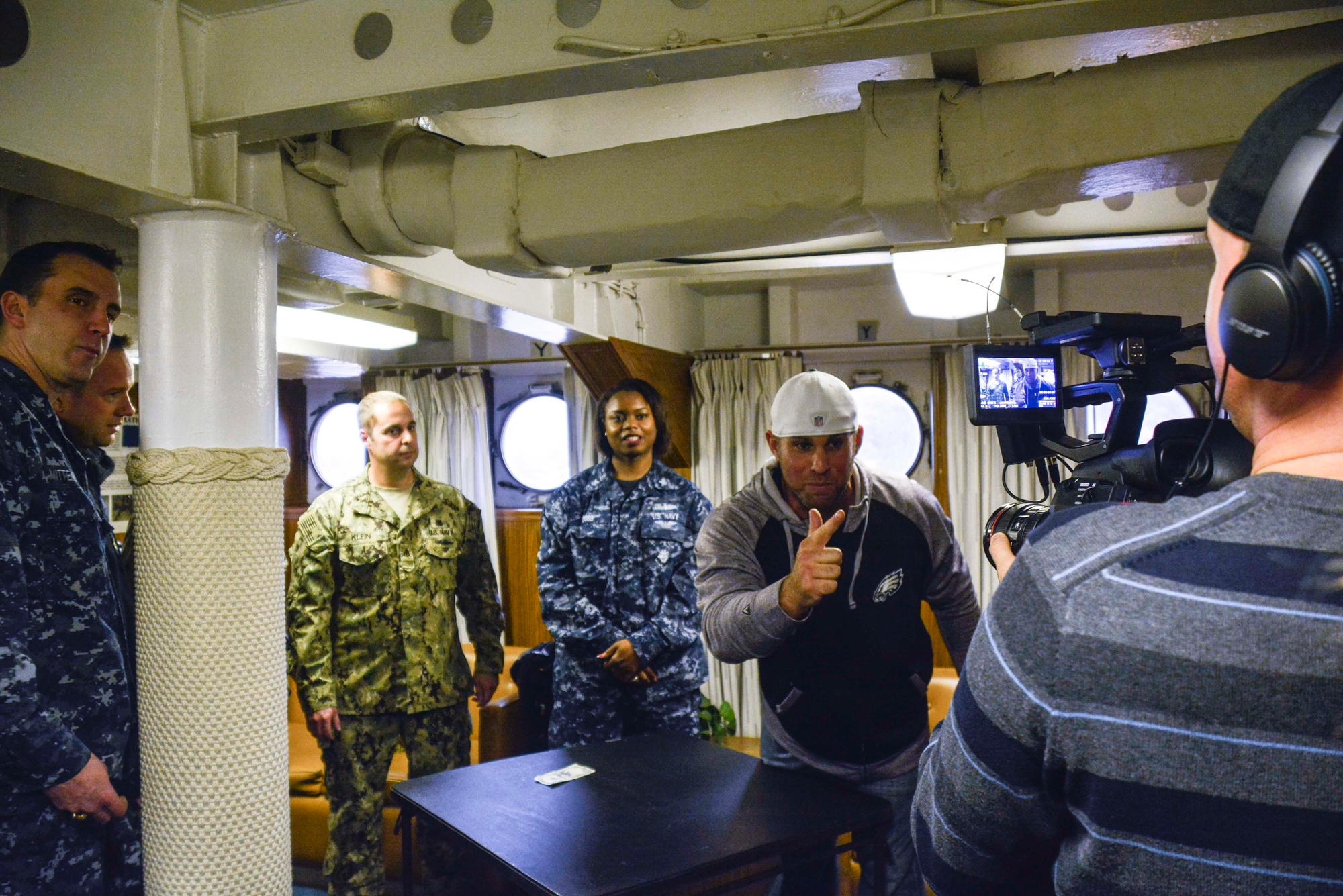 DVIDS - Images - 'Inside the Eagles' visits USS New Jersey