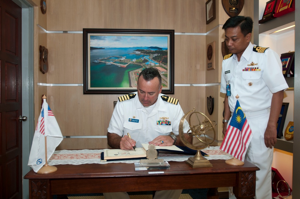 USS Emory S. Land visits Malaysia