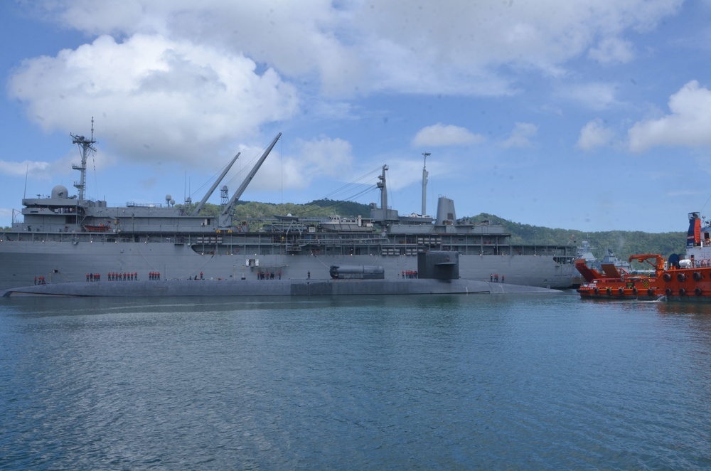 USS Emory S. Land and Ohio’s visit to Malaysia