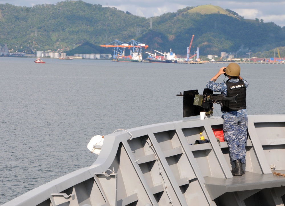 USS Emory S. Land in Malaysia