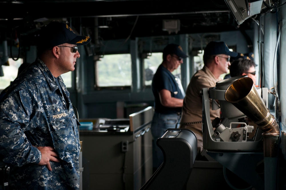 USS Emory S. Land in Malaysia