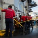 Flight deck scrubbing evolution