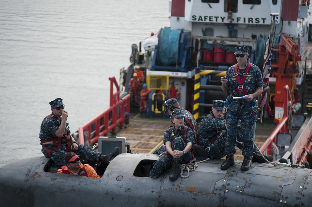 USS Ohio visit to Malaysia