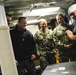 Eagles show visit USS New Jersey sailors