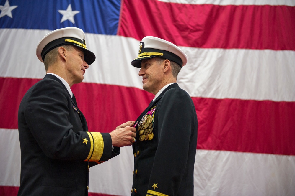 USS Dwight D. Eisenhower change of command