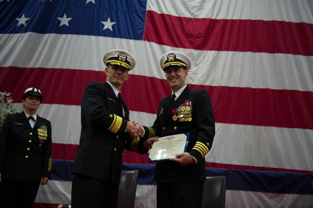 USS Dwight D. Eisenhower change of command