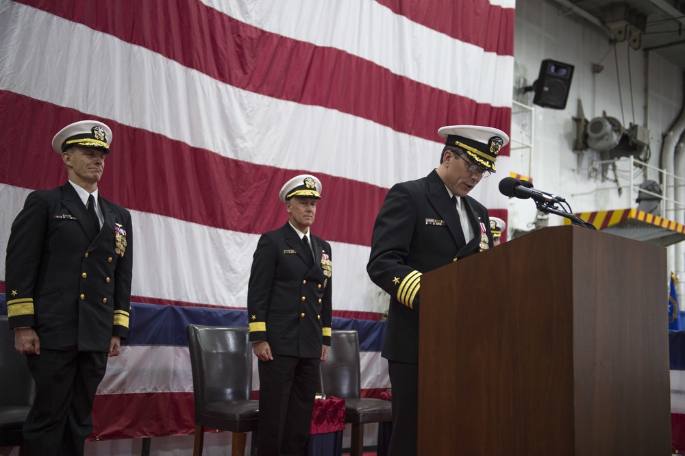 USS Dwight D. Eisenhower change of command