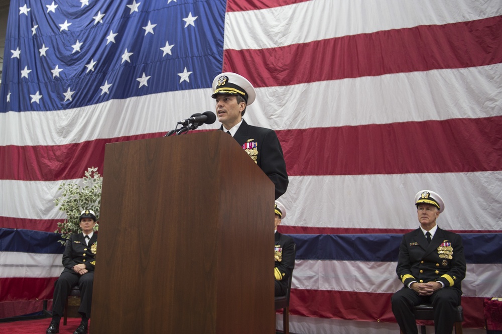 USS Dwight D. Eisenhower change of command