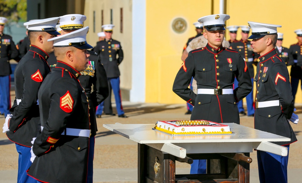 240th Marine Corps Birthday Cake Cutting Ceremony