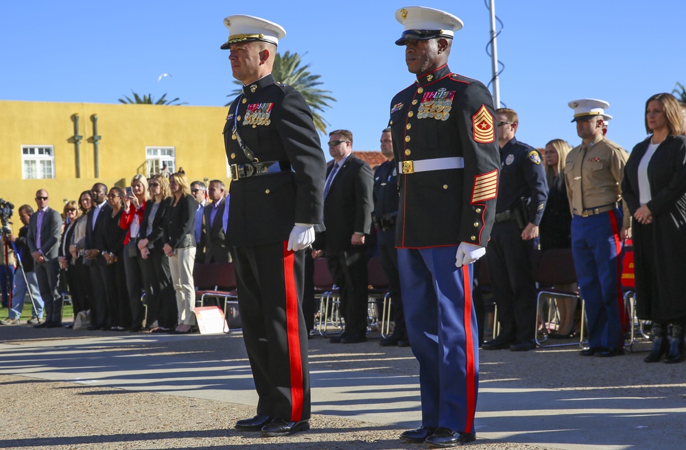 240th Marine Corps Birthday Cake Cutting Ceremony