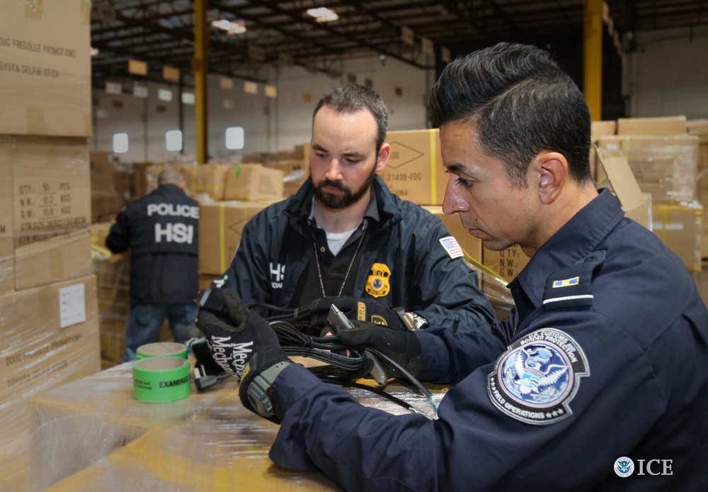 Black Friday - ICE and CBP inspect overseas shipments for counterfeit goods