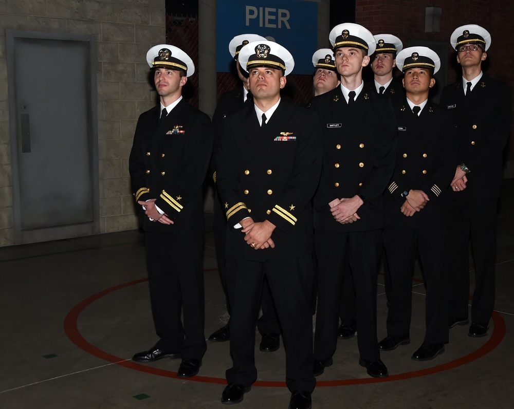 University of Illinois NROTC recruits attend capping ceremony