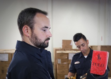 ICE and CBP inspect overseas shipment for counterfeit goods