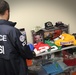 ICE display of counterfeit goods seized from overseas shipments
