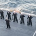 USS Harry S. Truman Sailors participate in burial at sea ceremony