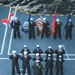 USS Harry S. Truman Sailors participate in burial at sea ceremony