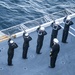 USS Harry S. Truman Sailors participate in burial at sea ceremony