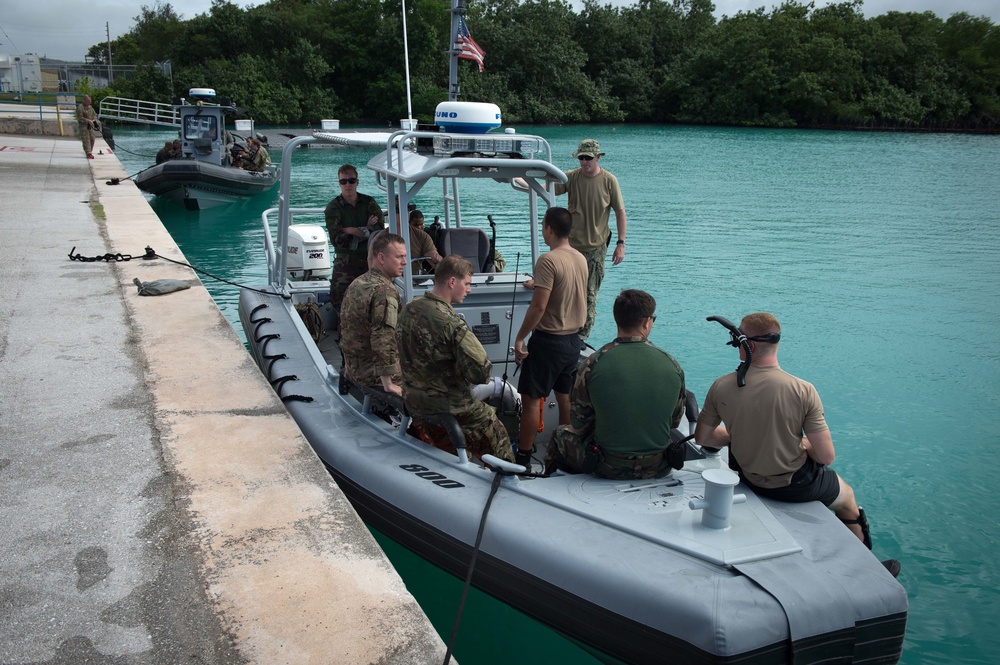 Personnel assigned to various special operations commands conduct a communications exercise