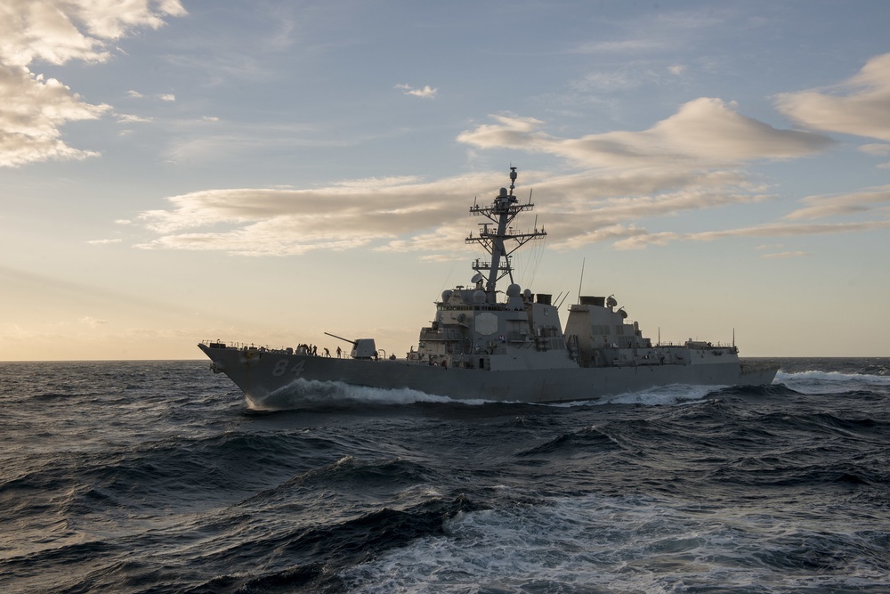 DVIDS - Images - USS Bulkeley (DDG 84) transits the Atlantic Ocean ...