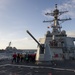 USS Gonzalez travels alongside USS Bulkeley