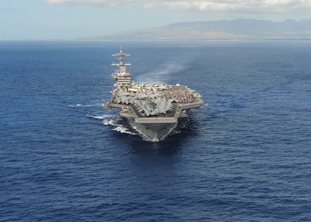 USS Theodore Roosevelt action