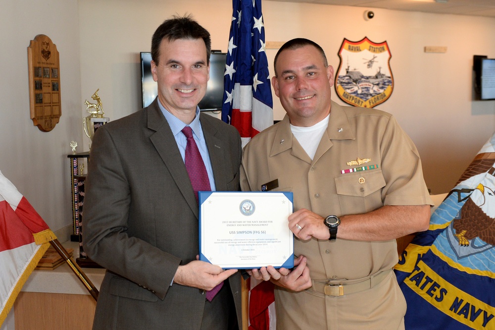 USS Simpson award