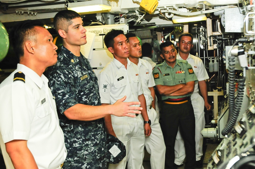 USS Ohio in Malaysia