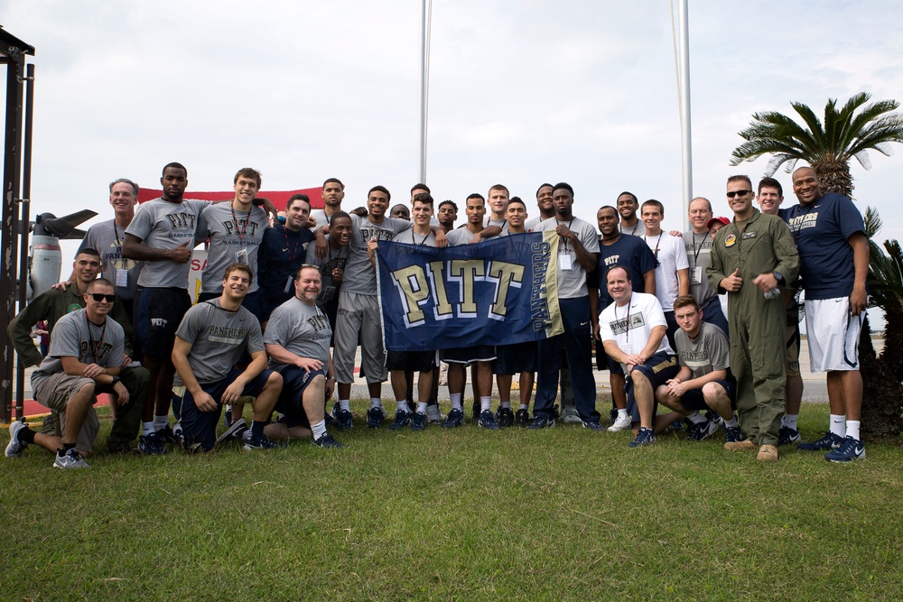 Gonzaga and Pitt visit Camp Butler