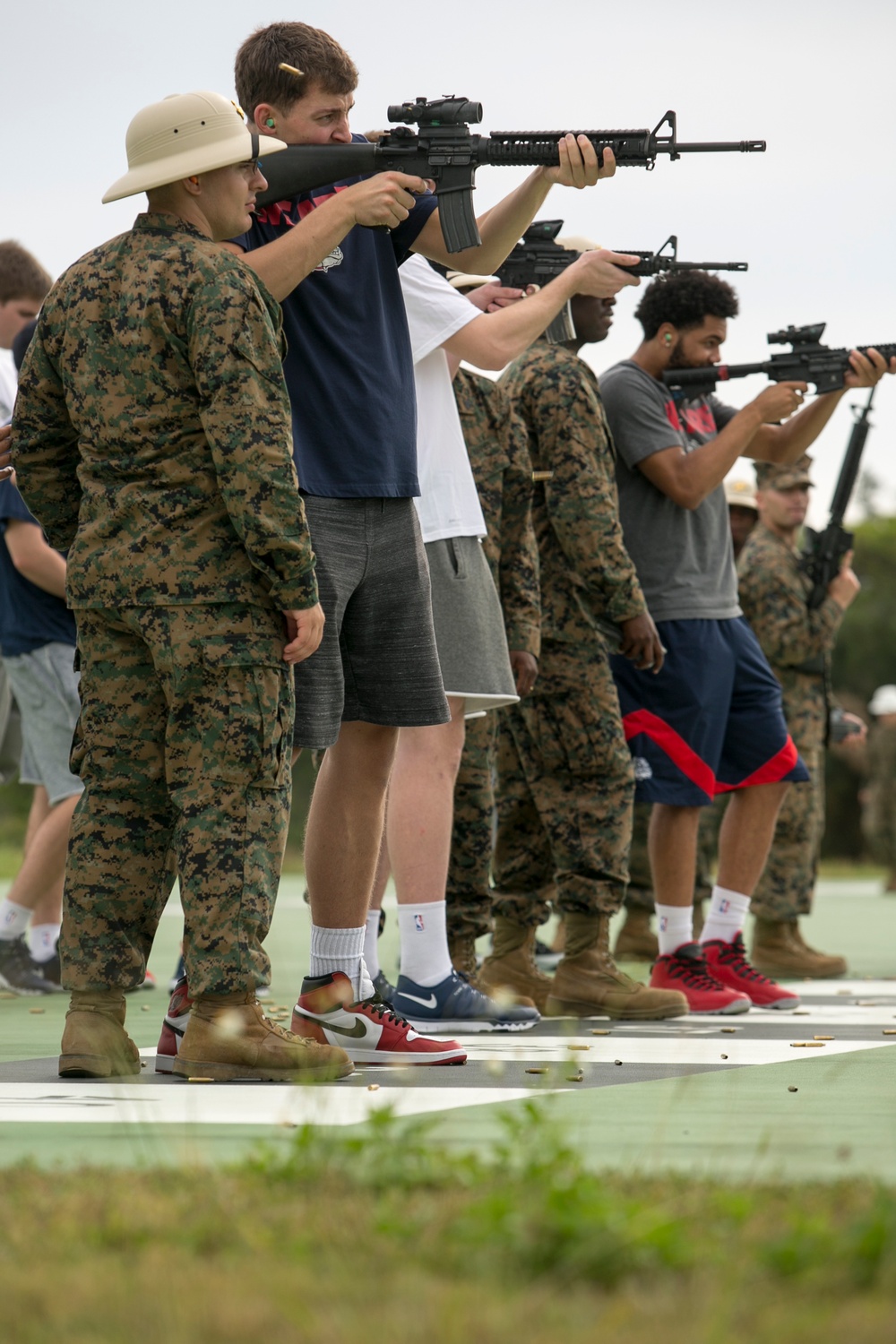 Gonzaga and Pitt visit Camp Butler