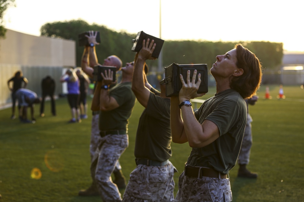 5th Marine Expeditionary Brigade Combat Fitness Test