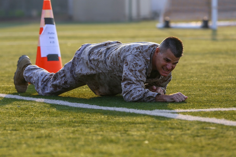 5th Marine Expeditionary Brigade Combat Fitness Test