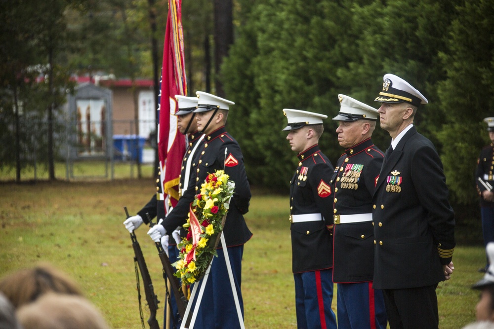 Sgt. Maj. McHugh Wreath-Laying Ceremony