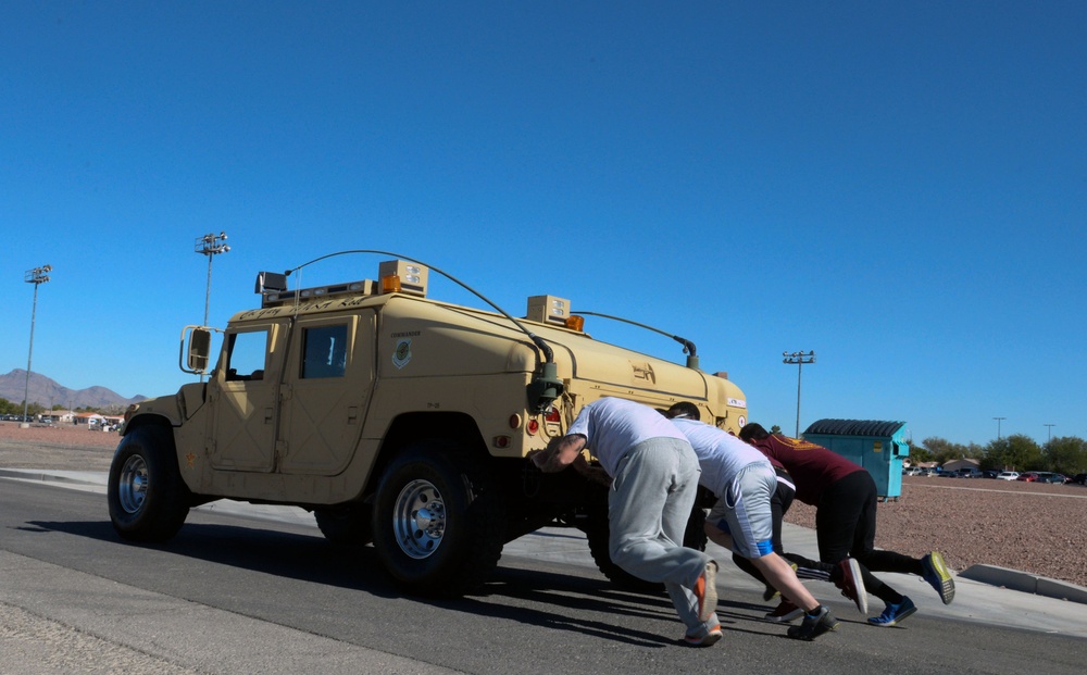 Airmen come together during Nellis Family/Sports Day
