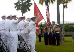 Pearl Harbor colors ceremony honors Marine Corps birthday, Veterans Day, wounded warriors