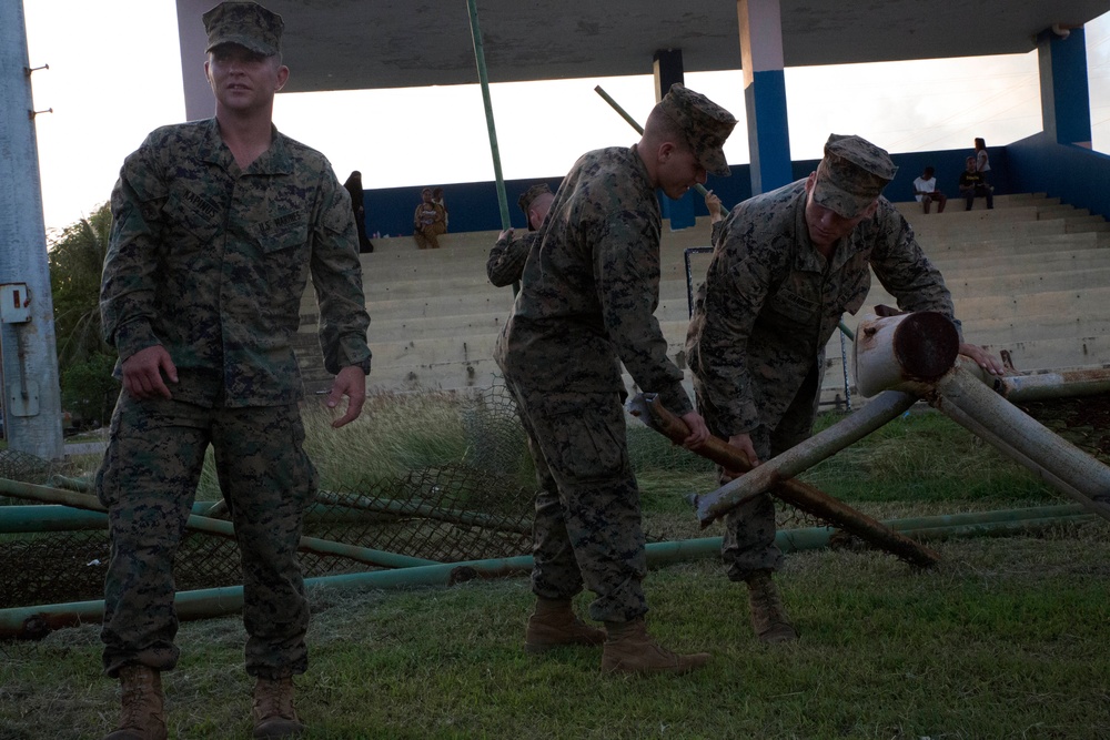 Marines of 1/2 conduct community relations efforts