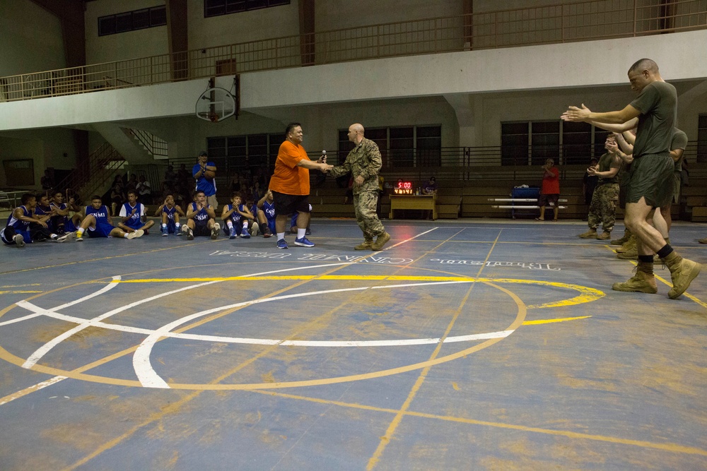 Marines of 1/2 conduct community relations on Tinian