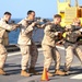 Infantrymen practice tactics in Gulf of Aden