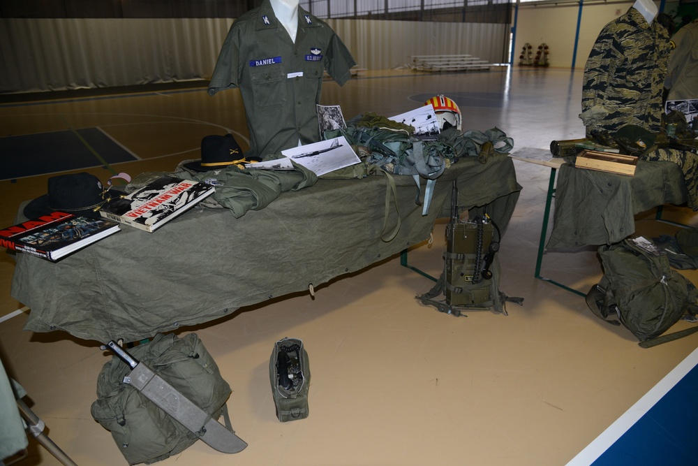 Veterants' tribute in Community Activity Center, Chievres Air Base