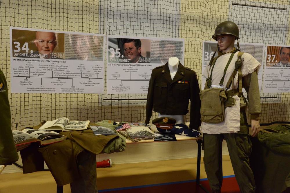 Veterants' tribute in Community Activity Center, Chievres Air Base