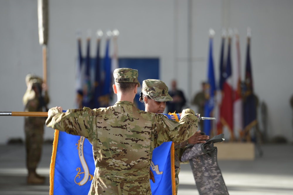 The 4th Battalion, 3rd Aviation Regiment transfer of authority ceremony