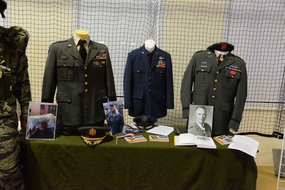 Veterants' tribute in Community Activity Center, Chievres Air Base