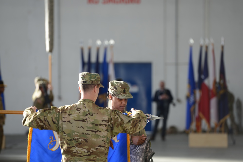 The 4th Battalion, 3rd Aviation Regiment transfer of authority ceremony