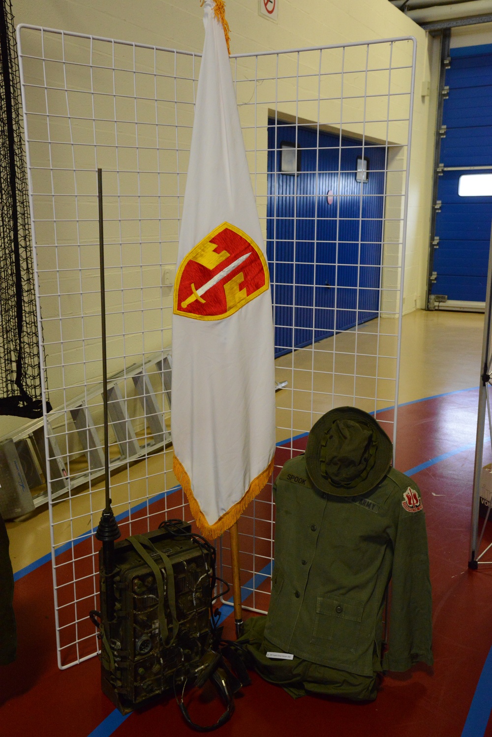 Veterants' tribute in Community Activity Center, Chievres Air Base
